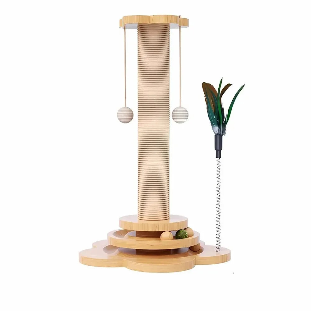 Cat Scratching Post & Turntable Toy